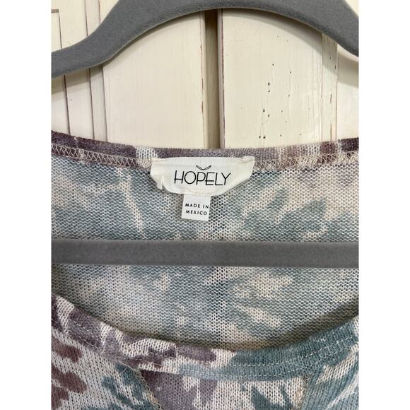 Hopely size small oversized knit sweater top - Picture 3 of 4